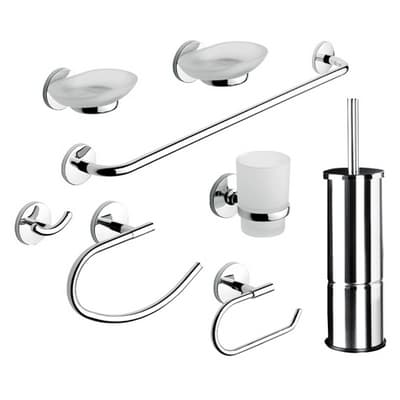 Set Accessori Bagno 8 Pezzi Serie Otto One Metaf - 3