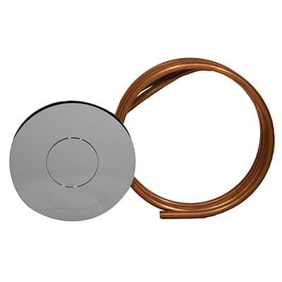 Pulsante Tondo per Batteria e Catis con Tubo Rame Dh Cromo - 3