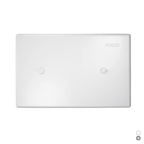 Placca di Copertura per Cassetta Incasso Pucci Pneu MOD.2011 Bianca - 3
