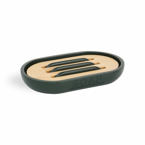 Porta Sapone Annika Metaf Verde Forest 13 cm x 2 x 8,4 - 3