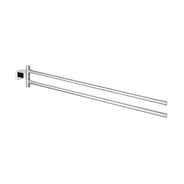 Portasalviette Doppio Essentials Cube Grohe Cromo Lungh 44 cm - 3