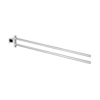 Portasalviette Doppio Essentials Cube Grohe Cromo Lungh 44 cm - 3