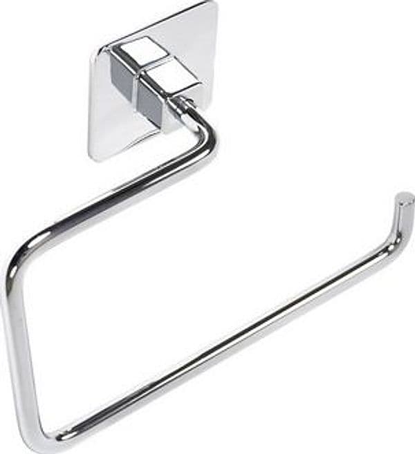 Porta Asciugamani ad Anello Mod Cold Wind Metaf Cromo 18 cm x H 12 x 7 - 3