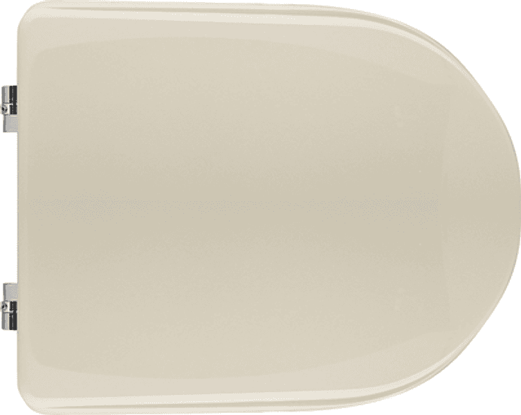 Sedile WC per Pozzi Ginori Vaso Atena Cw Champagne Cerniere a Passanti