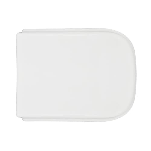 Sedile WC per Simas Vaso Simeto Forma 8 Cw Bianco Cerniere a Passanti - 3