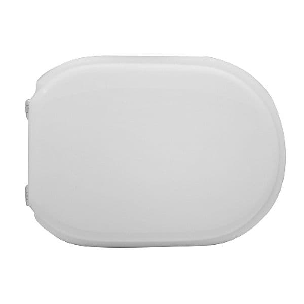 Sedile WC per Hidra Vaso Pegaso Forma 6 Cw Bianco Cerniere a Passanti