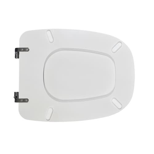 Sedile WC per Hatria Spea Vaso Lisa Forma 3 Cw Bianco Cerniere a Passanti - 3