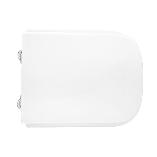 Sedile WC per Globo Vaso Stone 56 Forma 8 Cw Bianco Cerniere C Espansion - 3