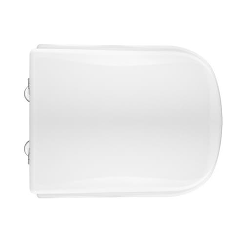 Sedile WC per Globo Vaso Stone 52 Forma 8 Cw Bianco Cerniere C Espansion - 3