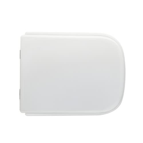 Sedile WC per Globo Vaso Stone Forma 8 Cw Bianco Cerniere C Espansione - 3