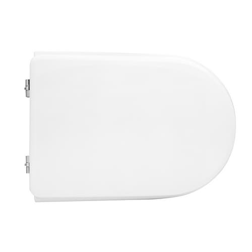 Sedile WC per Astra Vaso Serie 85 Forma 7 Cw Bianco Cerniere a Passanti - 3