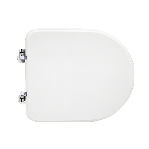 Sedile WC per Delta Vaso Gea Forma 6 Cw Bianco Cerniera a Passanti - 3