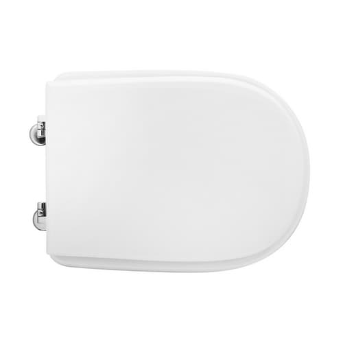 Sedile WC per Facis Vaso Ginevra Forma 6 Cw Bianco Cerniere a Passanti - 3