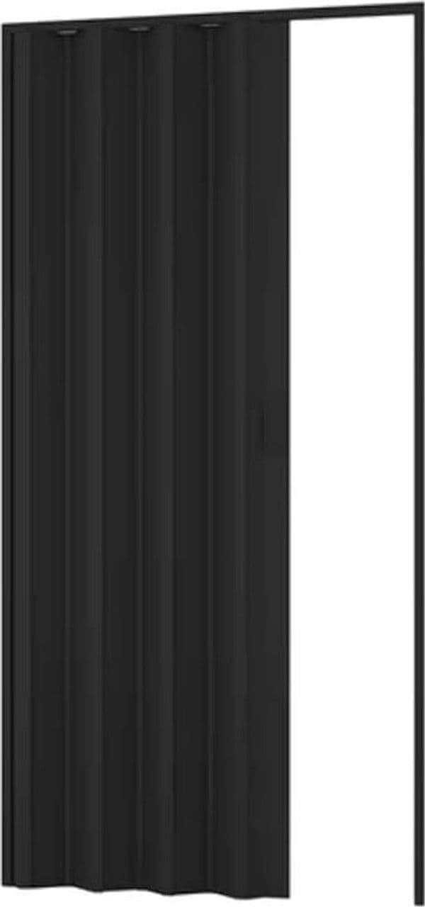 Porta D'arredo per Interno a Soffietto Dh Nero 83 cm x 214 - 3