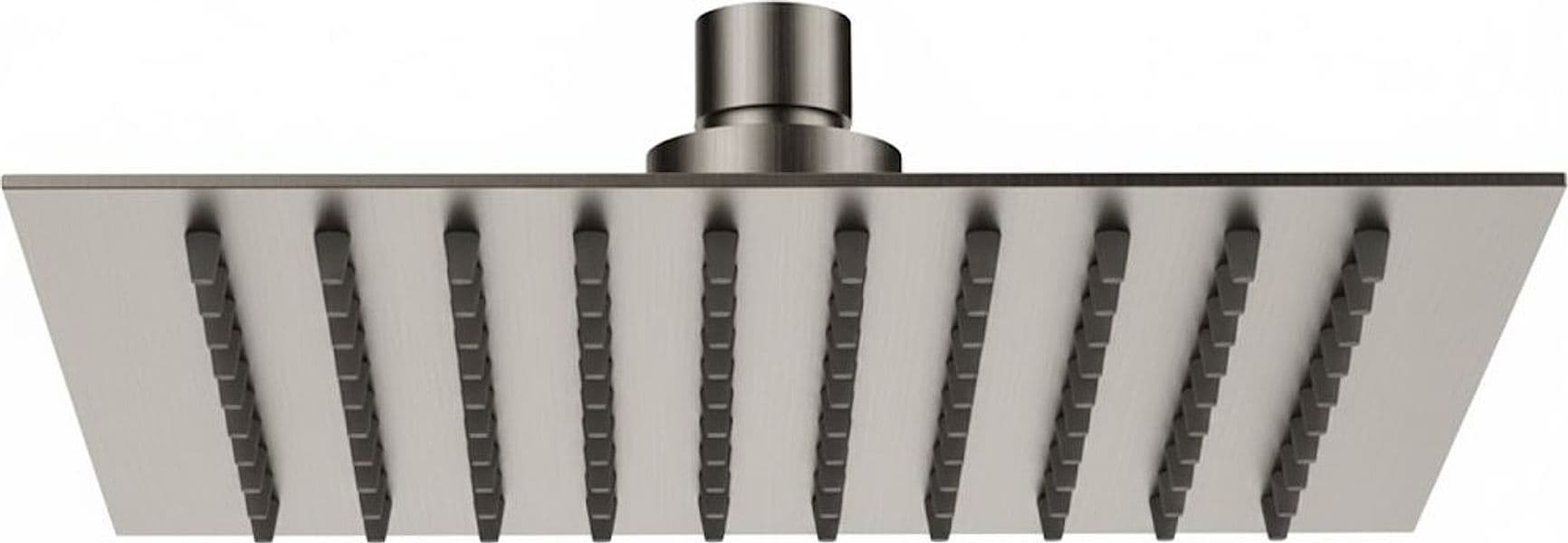 Soffione Doccia Slim Quadro INOX Spazzolato 30 cm x 30 Remer - 3
