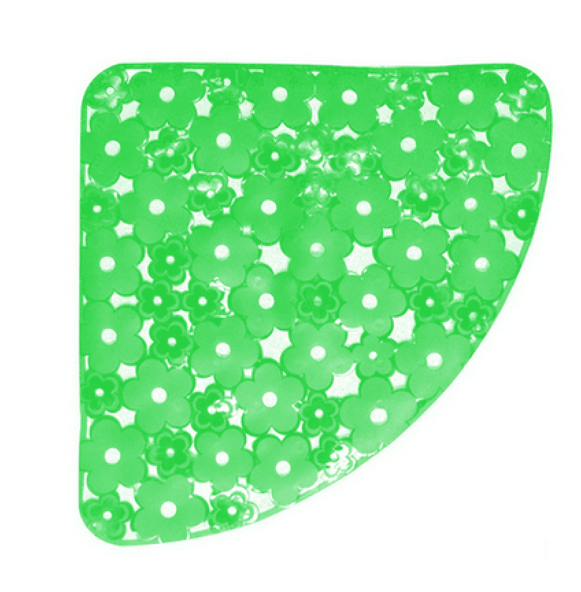 Tappeto Antiscivolo per Doccia Angolo Mod Margherita 59 cm x 59 Dh Verde - 3