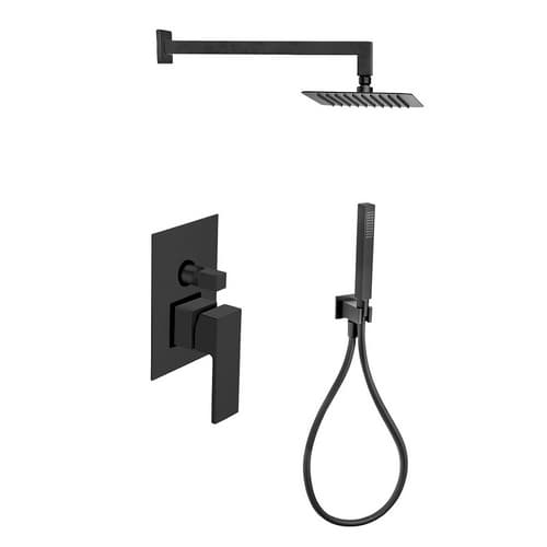 Kit Doccia Kyra 2 Nero Opaco Dh - 3