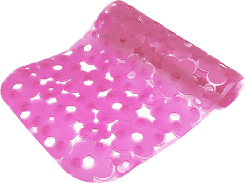 Tappeto Antiscivolo per Vasca Mod Margherita 72 cm x 36 Dh Fucsia - 3