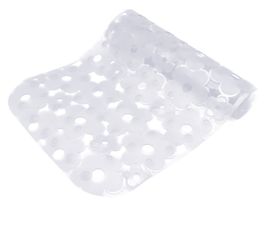 Tappeto Antiscivolo per Vasca Mod Margherita 72 cm x 36 Dh Cristallo - 3