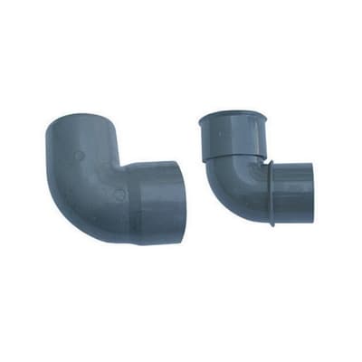 Curva 87 °30' MF PVC Grigio Ø 40 Senza - 3