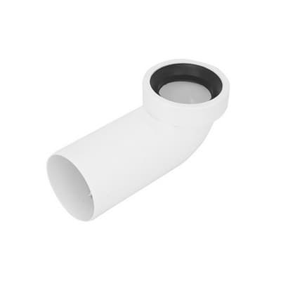 Curva Bianca WC Htsb con Guarnizione Valsir Ø 110 90 ° - 3