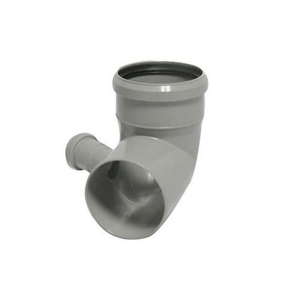 Curva PP Htb con Attacco Bicchiere Destro Valsir Ø 110 x 40