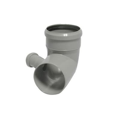 Curva PP Htb con Attacco Bicchiere Destro Valsir Ø 110 x 50 - 2