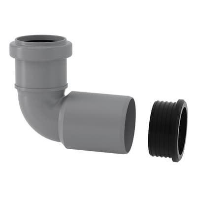 Curva PP Ridotta Htrb con Morsetto Valsi Ø 40 x 50 - 2
