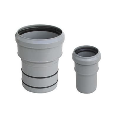 Tronchetto PP Riduzione al PVC Valsir Diam F 75 x M 82 Lungh 80 - 3
