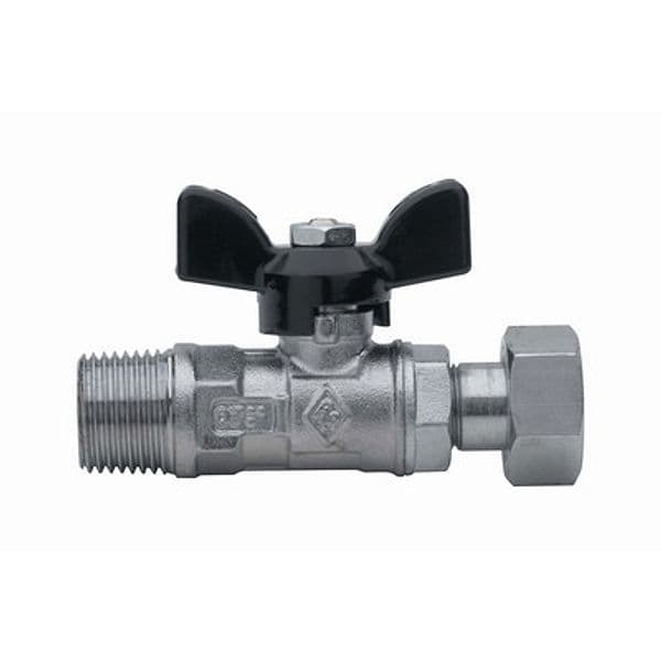 Valvola a Sfera Filettatura Maschio con Girello Rb 1/2 x 3/4 PN 30 - 2