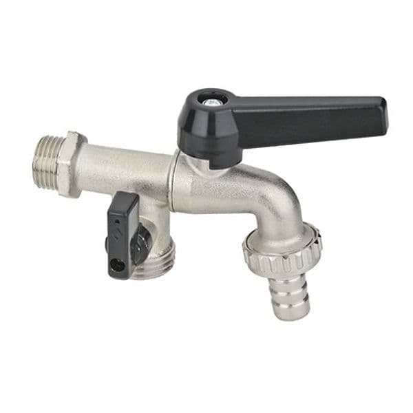 Rubinetto Portagomma Duplex Leva in Alluminio Bugat 1/2'' DN 10 PN 16 – Bugatti