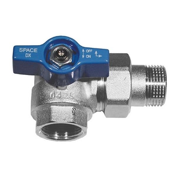 Valvola a Sfera Squadra per Collettori Maniglia Blu Effeb 3/4 Dx DN 20 PN – Effebi