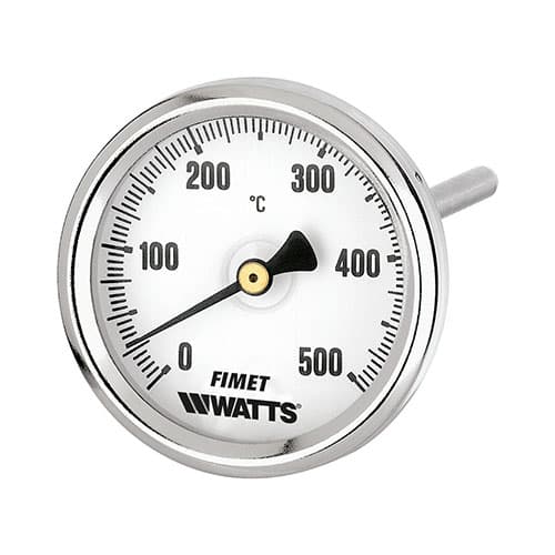 Termometro Bimetallico Attacco Posteriore Tb 63 Fumi Watts 100 mm - 3