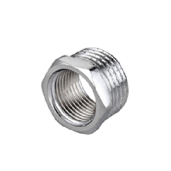 Riduzione Esagonale MF in Ottone Cromo Ibp 1/2 x 3/8 10 Pezzi