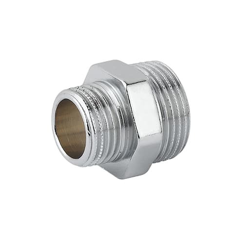 Niplles Doppio Ridotto Mm Ottone Cromo Caval ½ x 1 10 Pezzi - 2