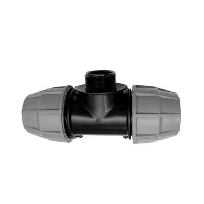Tee Maschio a 90 ° Ikaro Raccordo per Polietilene 25 x ½ x 25 - 2