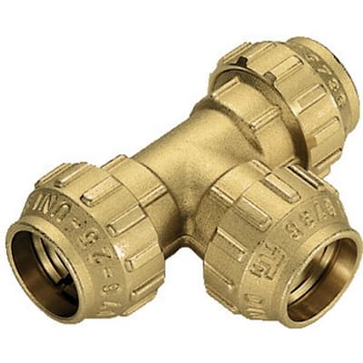 Raccordo a Tee in Ottone Tiemme Ø 63 - 2