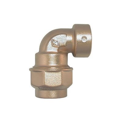 Raccordo a Gomito Femmina in Ottone Bugat 11 x 4 x 40 - 2