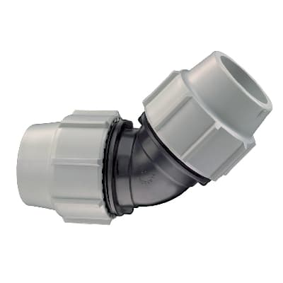 Gomito a 45 ° Plasson per Tubo Polietilene Ø 40 - 3