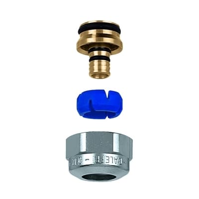 Raccordo Autoadattabile Cromo Satinato Calef Dm in 11.5 x 12 Dm Es 14 x 16 - 3