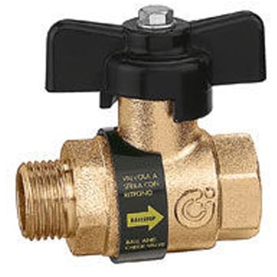 Valvola a Sfera MF con Ritegno Incorporata Calef - 3