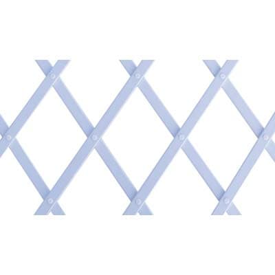 Traliccio PVC Bianco 100 x 100 cm 5 Pezzi - 2