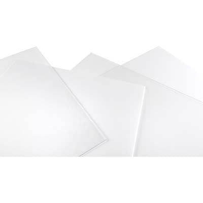 Vetro Sintetico Rigido Polistirolo Trasparente S 50 x 150 cm 4 mm 5 Pezzi - 2