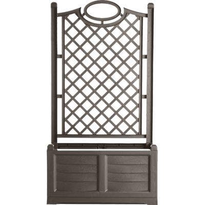 Fioriera con Grigliato Separe Bama Pp Cappuccino H 80 x 42,5 cm 150 cm - 2