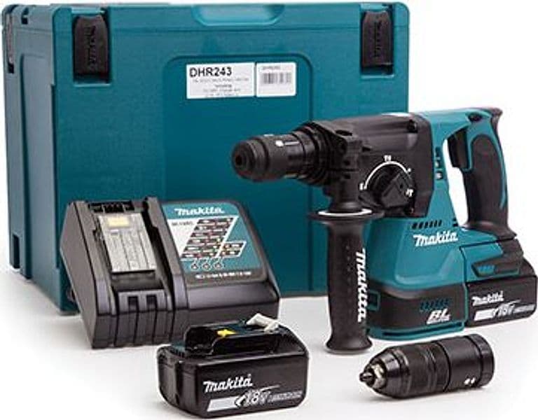 Martello Tassel Scalpell Batteria DHR243RTJ Makita X2 18 V - 2