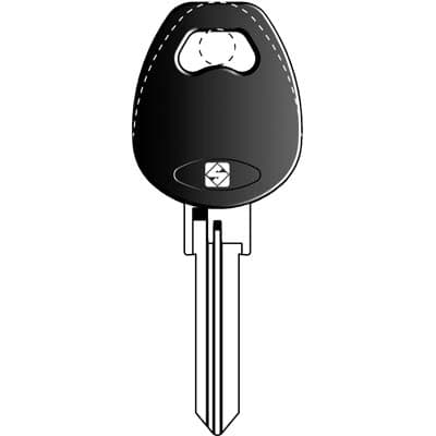 Chiave Auto Axa AX1RP Silca Acciaio Nichelato 5 Pezzi - 2