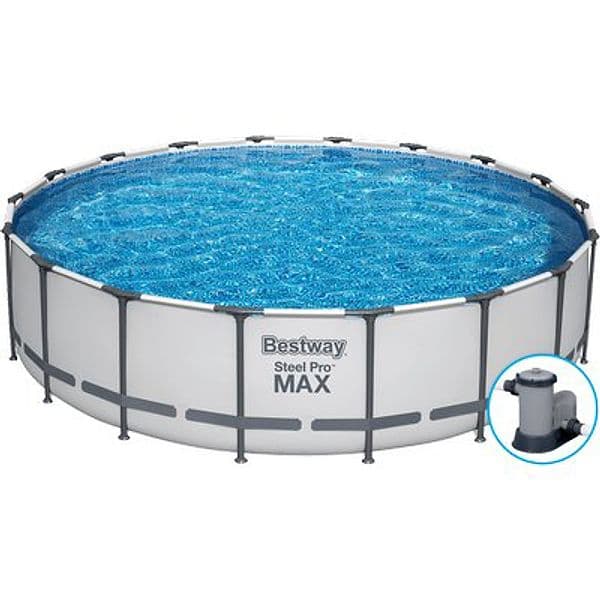 Piscina Steel Pro Max 56462 Bestway Filtro Lt H 5.678 H 549 cm 122 cm - 2