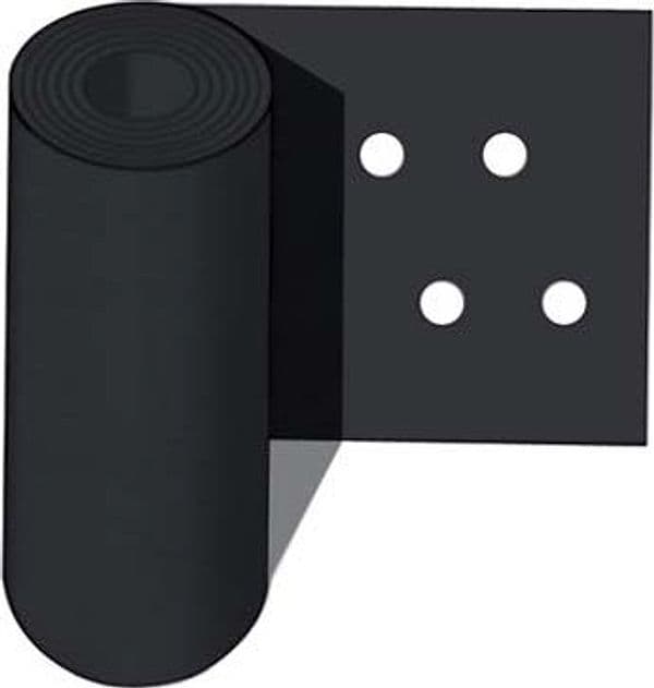 Foglia Polietilene Nera Foro Doppio 30 x 35 cm 0,06 mm 120 cm - 2