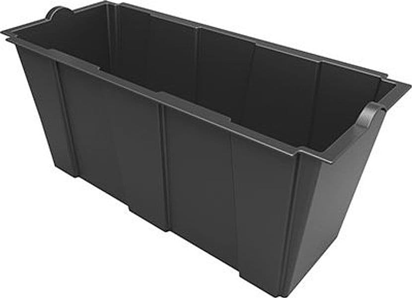 Vaso Fioriera Separe Bama Pp Nero Cm 79X35 H.cm 37 - 3