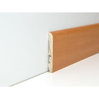 Battiscopa Liscio Pircher Abete Rovere 10 x 70 mm H 2250 mm 10 Pezzi - 2